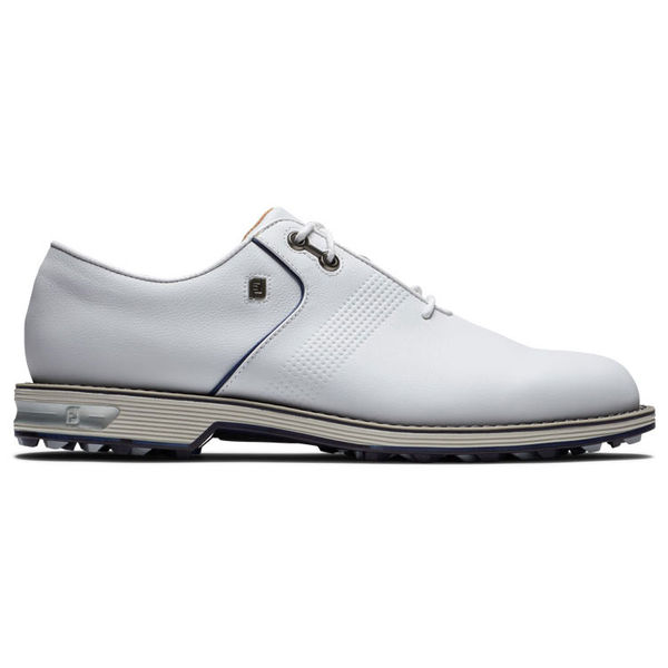 Compare prices on FootJoy Premiere Series Flint 53922 Golf Shoes - White Navy