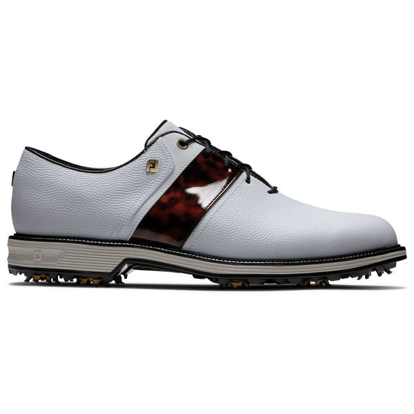 Compare prices on FootJoy Premiere Series Packard LE 54297 Golf Shoes - White Tortoiseshell