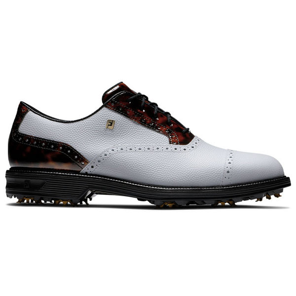 Compare prices on FootJoy Premiere Series Tarlow LE 54299 Golf Shoes - White Tortoiseshell