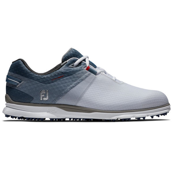 Compare prices on FootJoy Pro SL Sport 53854 Golf Shoes - White Blue Navy