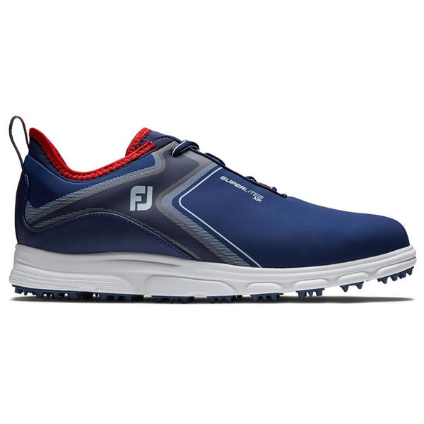 Compare prices on FootJoy SuperLites XP Golf Shoes - Navy White Red