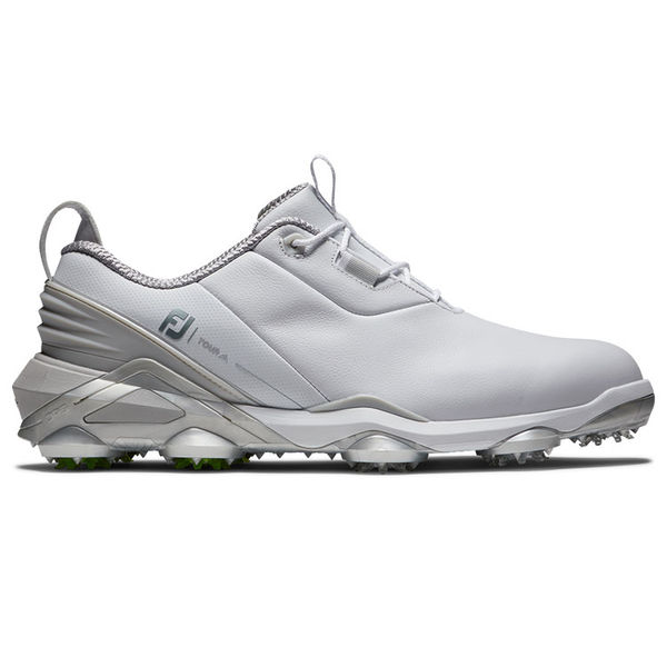 Compare prices on FootJoy Tour Alpha 55505 Golf Shoes - White Grey Lime