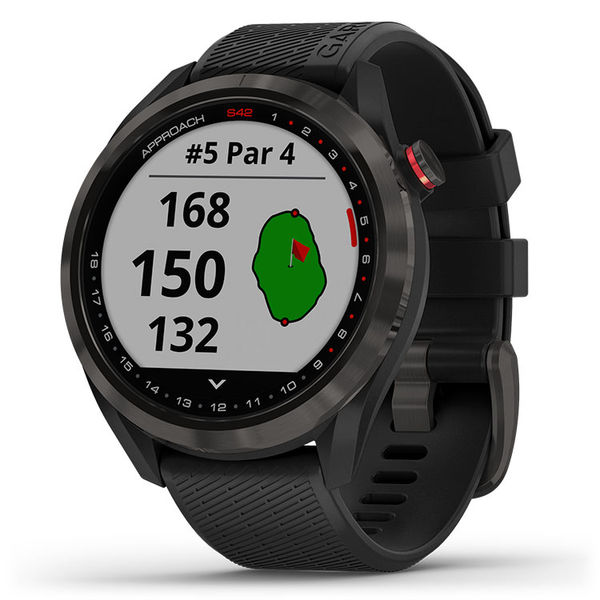 Compare prices on Garmin Approach S42 Golf GPS Watch - Black Carbon Grey