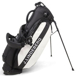 J.Lindeberg Play ST Golf Stand Bag - Black White
