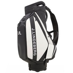 J.Lindeberg ST Golf Tour Staff Bag - Black White