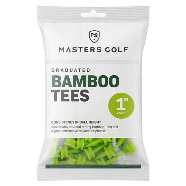 Compare prices on Masters 1" Bamboo Graduated Golf Tees (25 Pack)