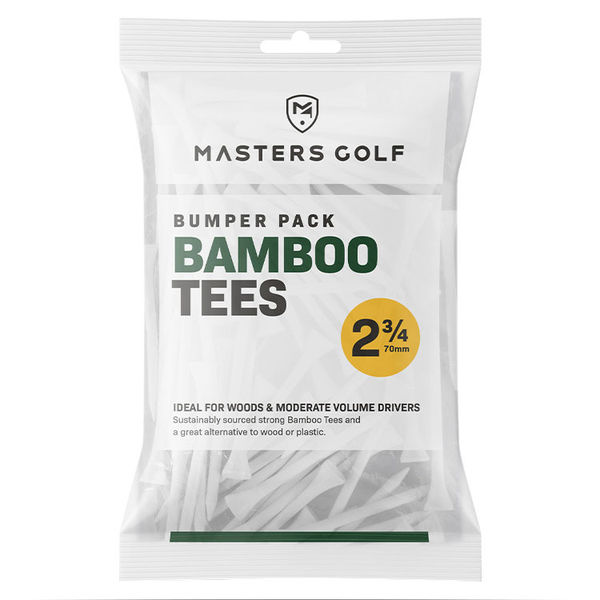 Compare prices on Masters 2 3/4" Bamboo Golf Tees (110 Pack) - 110 Pack