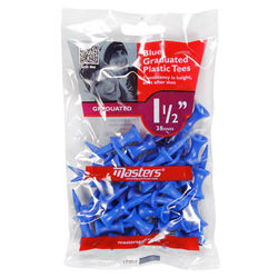 Masters Graduated 37mm Golf Tees (30 Pack) - Blue 30 Pack