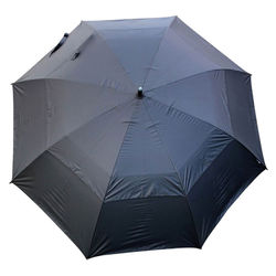 TourDri 64 Inch Gust Resistant Golf Umbrella - Black