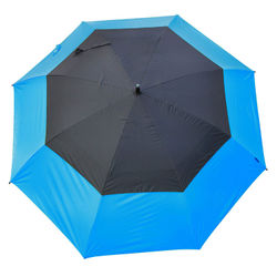 TourDri 64 Inch Gust Resistant Golf Umbrella - Blue Black