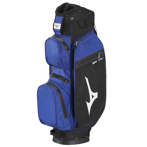 Compare prices on Mizuno BR-DRI Waterproof Golf Cart Bag - Staff Blue White