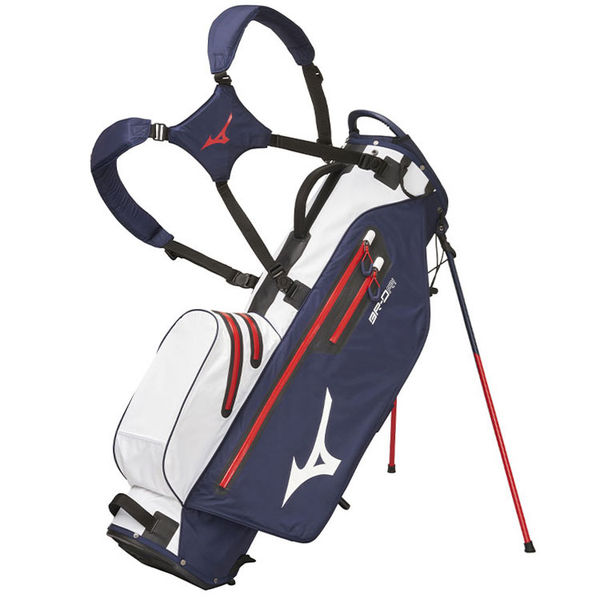 Compare prices on Mizuno BR-DRI Waterproof Golf Stand Bag - Navy White
