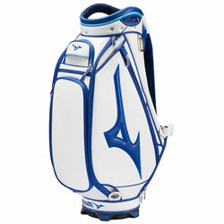 Mizuno Golf Tour Staff Bag White/Blue - White Blue