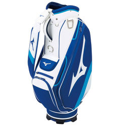 Mizuno Mid Golf Tour Staff Bag - Blue White