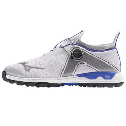 Mizuno Wave Hazard BOA Golf Shoes - White Blue