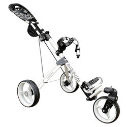 MKids Junior 3 Wheel Golf Trolley - White - White