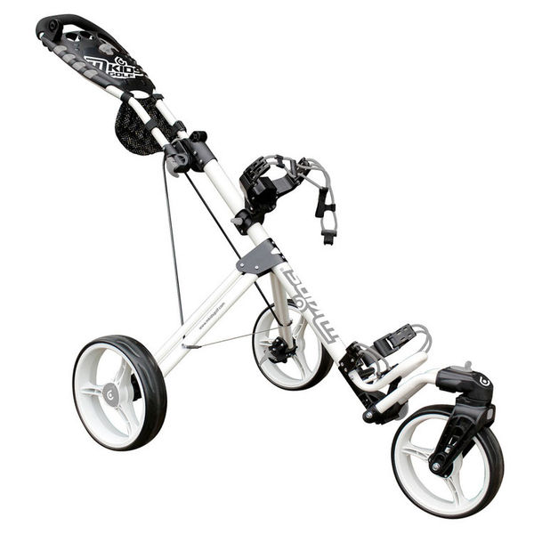 Compare prices on MKids Junior 3 Wheel Golf Trolley - White - White