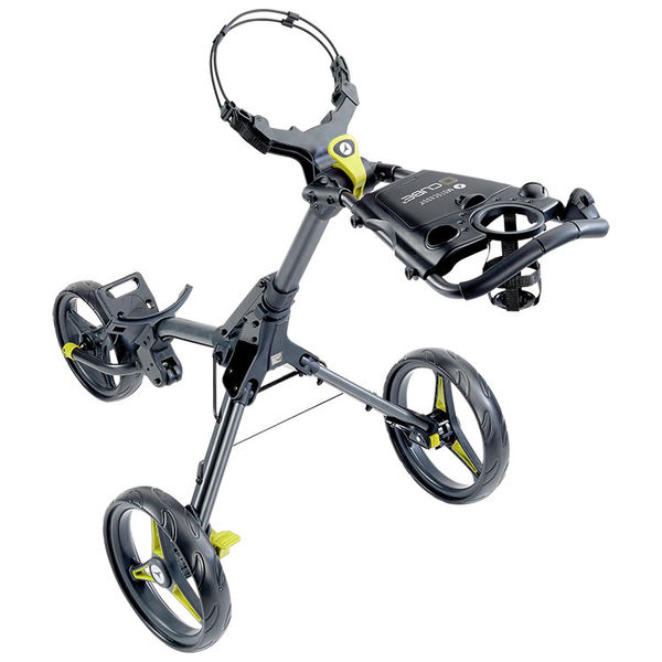 Compare prices on Motocaddy Cube 3 Wheel Golf Trolley - Graphite Lime