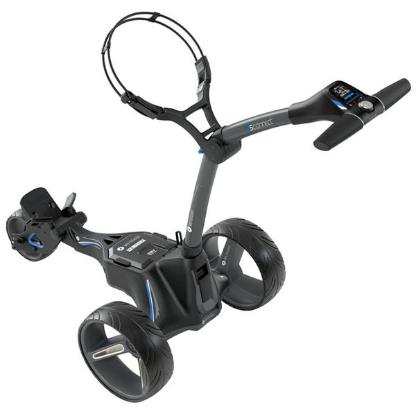 Compare prices on Motocaddy M5 Connect DHC Electric Golf Trolley - Extended Lithium Battery