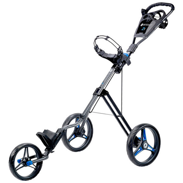 Compare prices on Motocaddy Z1 3 Wheel Golf Trolley - Graphite Blue