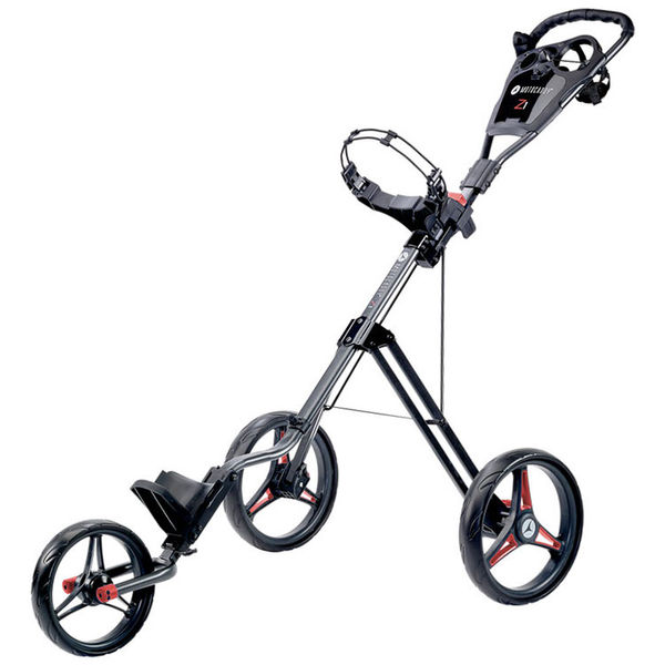 Compare prices on Motocaddy Z1 3 Wheel Golf Trolley - Graphite Red