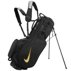 Nike Air Hybrid 2 Golf Stand Bag - Black Black University Gold