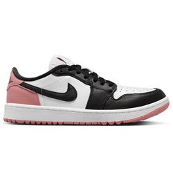 Nike Air Jordan 1 Low G Golf Shoes - White Black Rust Pink
