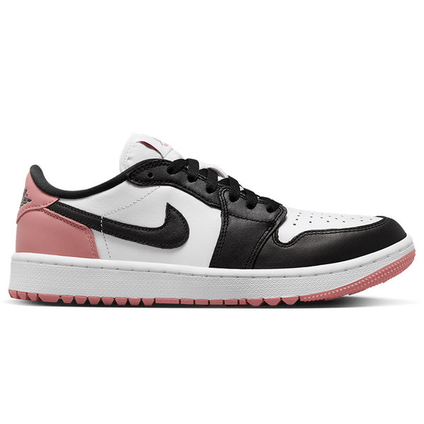 Compare prices on Nike Air Jordan 1 Low G Golf Shoes - White Black Rust Pink