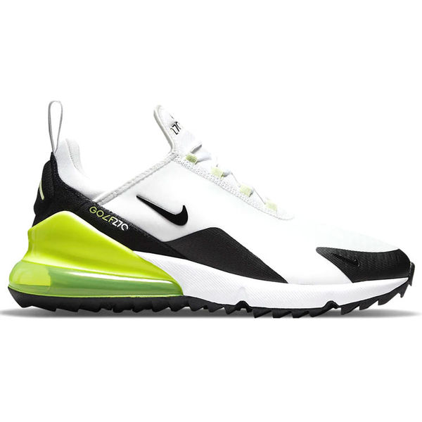 Compare prices on Nike Air Max 270G Golf Shoes - White Black Volt