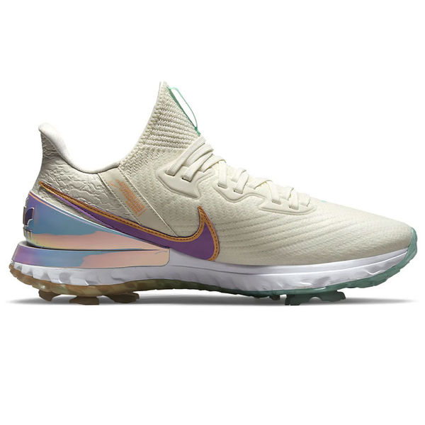 Compare prices on Nike Air Zoom Infinity Tour NRG Torrey Pines Golf Shoes - Sail Melon Tint Tropical Twist Purple Nebula