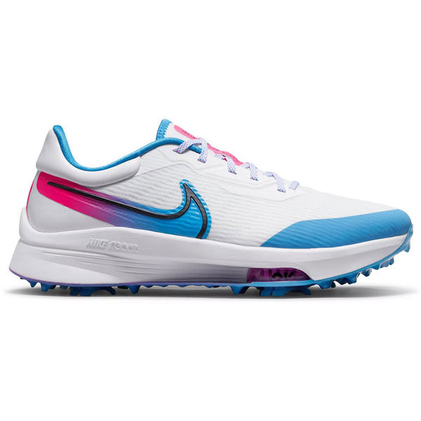 Compare prices on Nike Air Zoom Infinity Tour NXT% Golf Shoes - White Aurora Blue Pink Blast Black