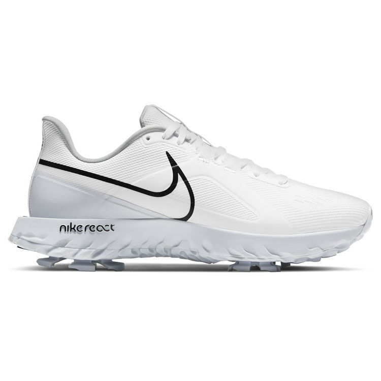 Nike React Infinity Pro Golf Shoes - White Black Platinum