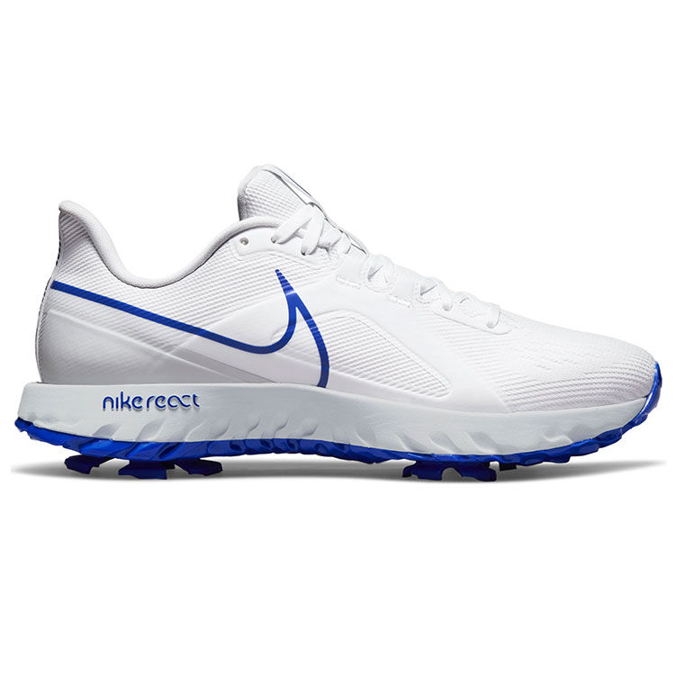 Nike React Infinity Pro Golf Shoes - White Platinum Blue