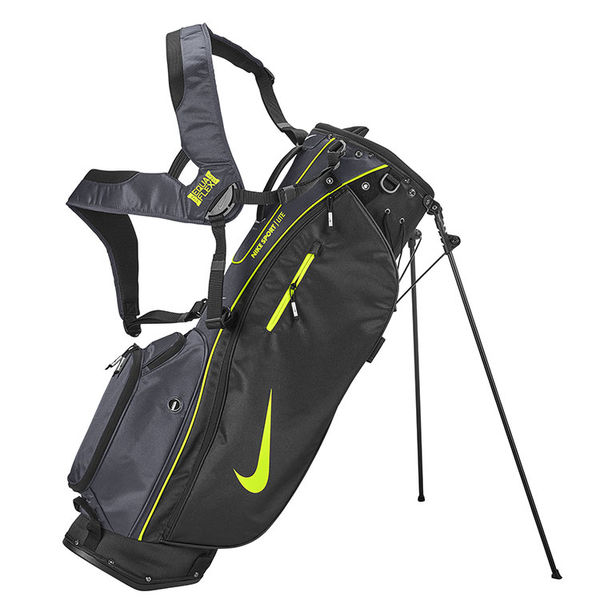 Compare prices on Nike Sport Lite Golf Stand Bag - Black Anthracite Volt