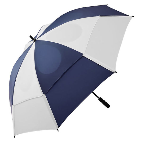 Compare prices on On Par Hurricane Double Canopy Golf Umbrella - Blue White