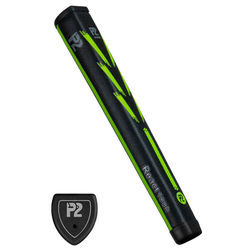 P2 React Tour Golf Putter Grip - Black Green