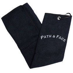 Path & Face Tri-Fold Golf Towel