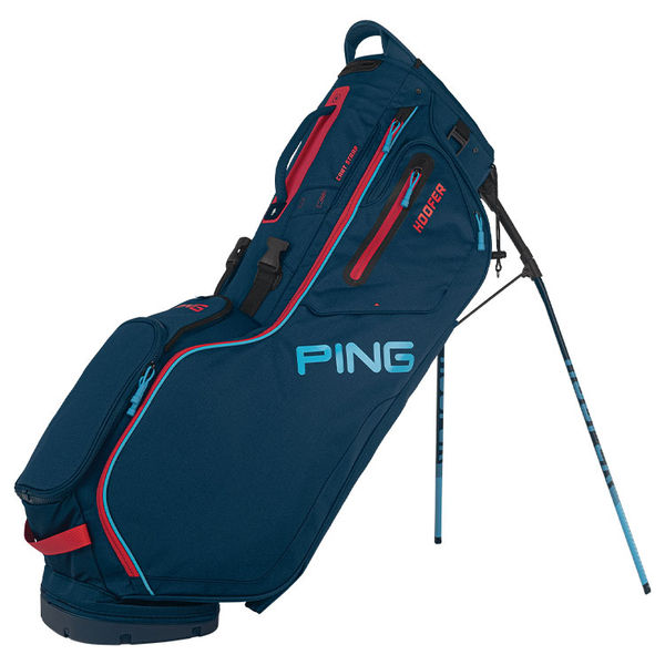 Compare prices on Ping Hoofer Golf Stand Bag - Navy Bright Blue Red