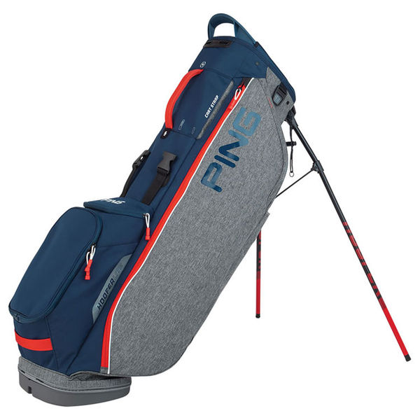 Compare prices on Ping Hoofer Lite Golf Stand Bag - Heather Grey Navy Scarlet