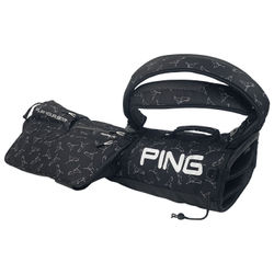 Ping Moonlite Golf Pencil Bag -  Black Mr Ping
