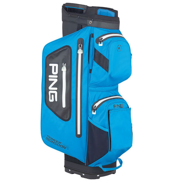 Compare prices on Ping Pioneer Monsoon Waterproof Golf Cart Bag - Azure Blue