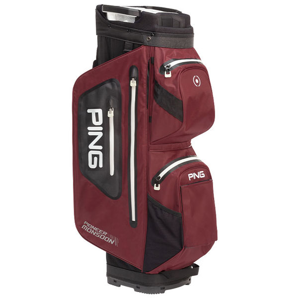 Compare prices on Ping Pioneer Monsoon Waterproof Golf Cart Bag - Mulberry Black