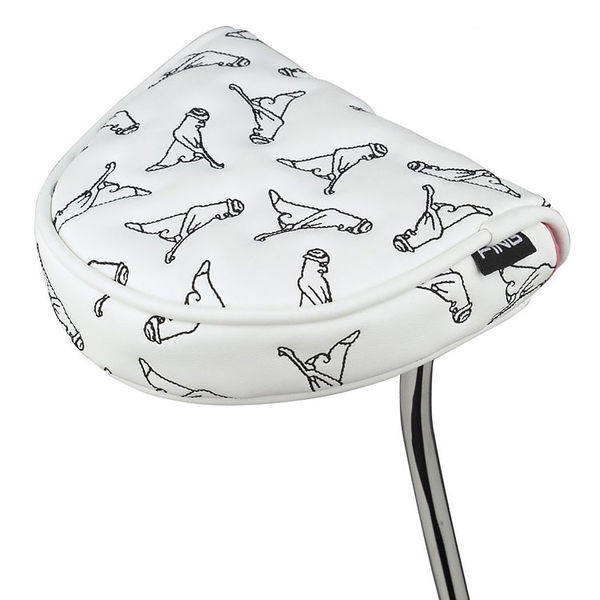 Compare prices on Ping SE Mr Ping Mallet Putter Headcover - White Black