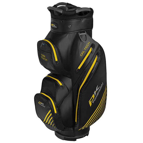 Compare prices on PowaKaddy Dri-Tech Golf Cart Bag - Black Gunmetal Yellow