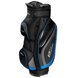 PowaKaddy Premium Edition Golf Cart Bag - Black Gunmetal Blue