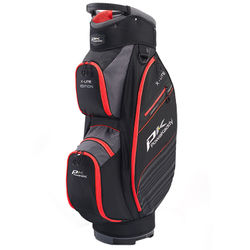 PowaKaddy X-Lite Edition Golf Cart Bag - Black Gunmetal Red