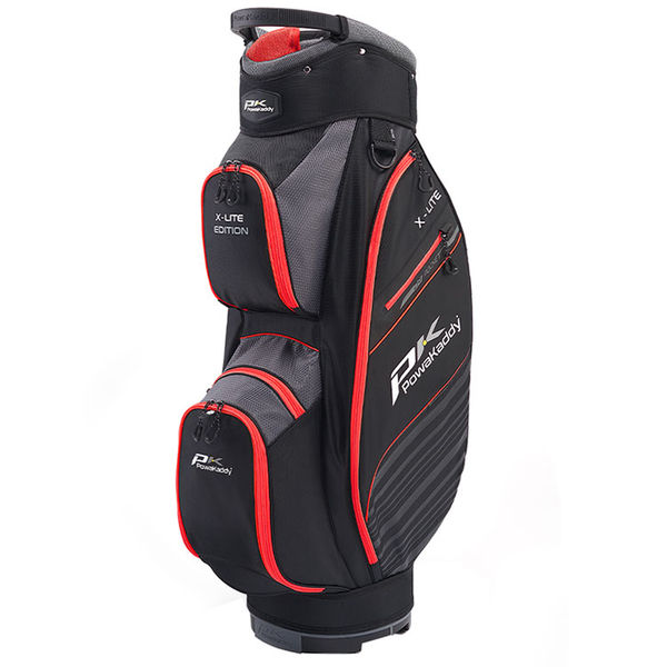 Compare prices on PowaKaddy X-Lite Edition Golf Cart Bag - Black Gunmetal Red