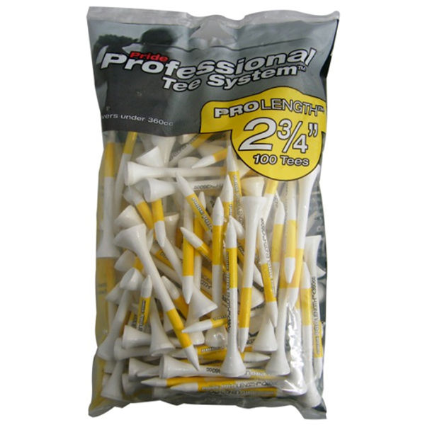 Compare prices on Pride Pro Length 2.75" Tees (100 Pack)