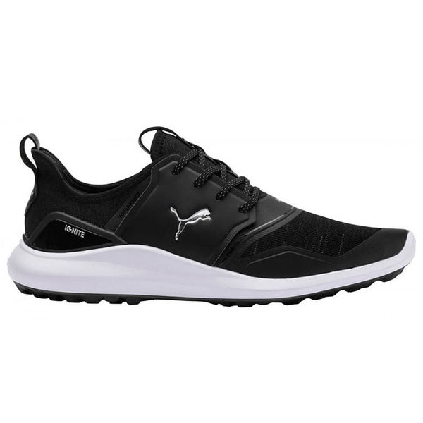 Compare prices on Puma Ignite NXT Lace Golf Shoes - Black Silver White