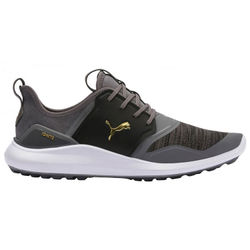 Puma Ignite NXT Lace Golf Shoes - Quiet Shade Team Gold White